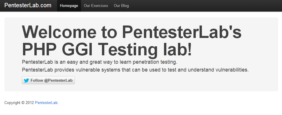Pentester Lab: CVE-2012-1823: PHP CGI ~ VulnHub