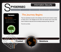 SpyderSec Challenge screenshot