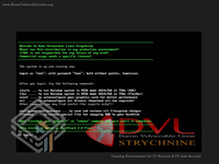 Damn Vulnerable Linux (DVL) 1.3 (E605) screenshot